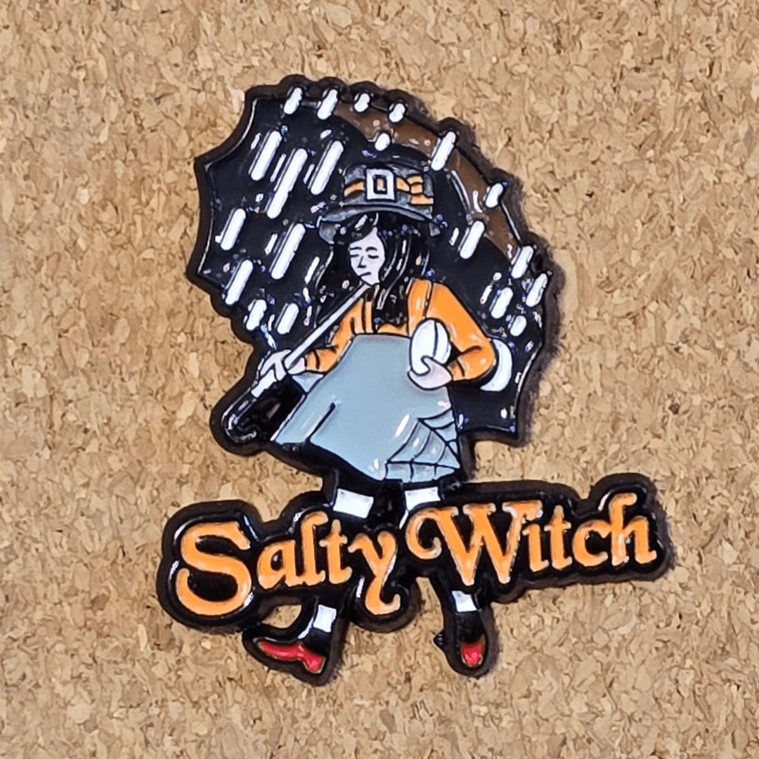 Morton's Salty Witch Pin - Glitz & Gleam - Brooches - Coastal Charm Creators