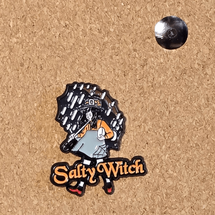 Morton's Salty Witch Pin - Glitz & Gleam - Brooches - Coastal Charm Creators