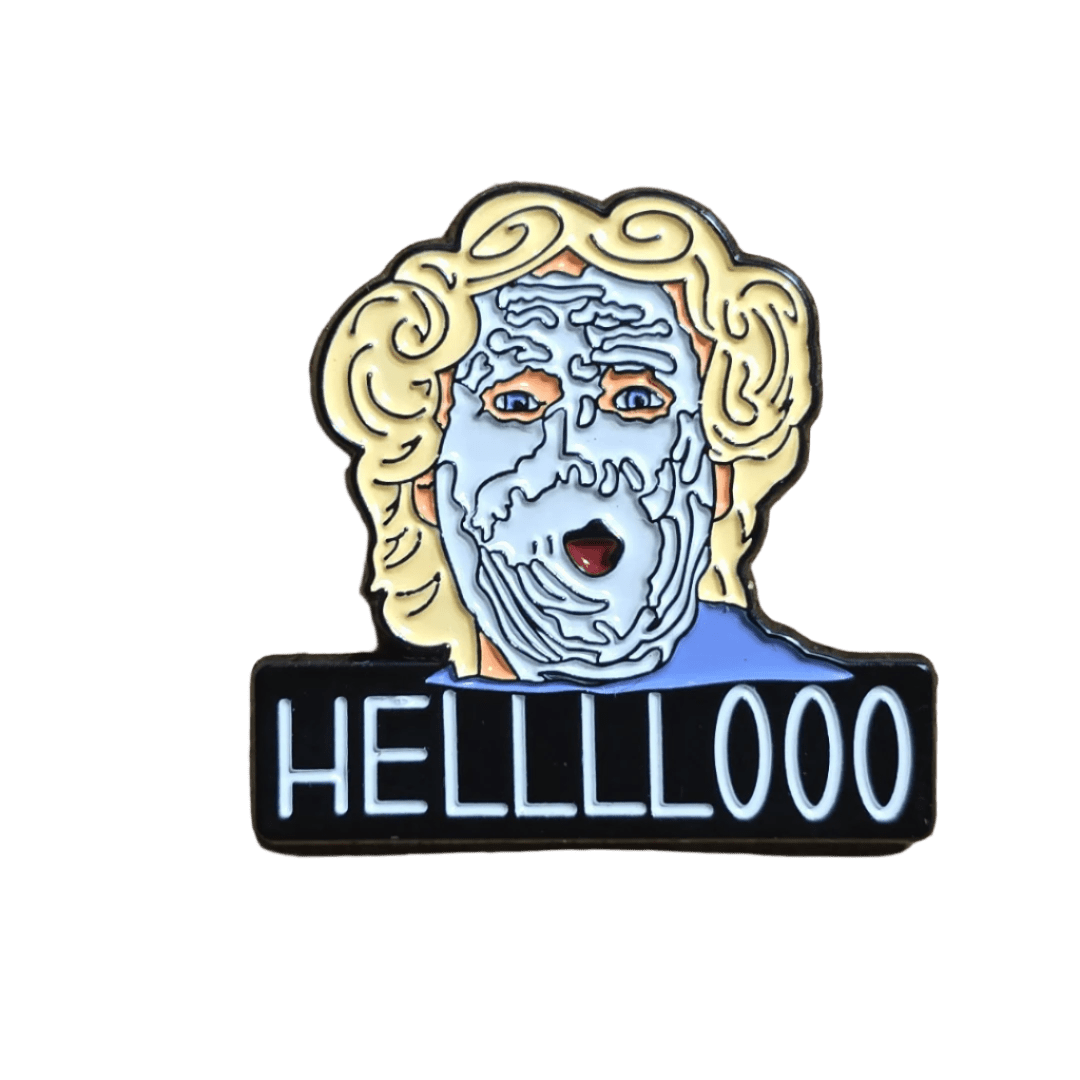 Mrs. Doubtfire's HELLLLOOO Pin - Glitz & Gleam - Brooches - Coastal Charm Creators