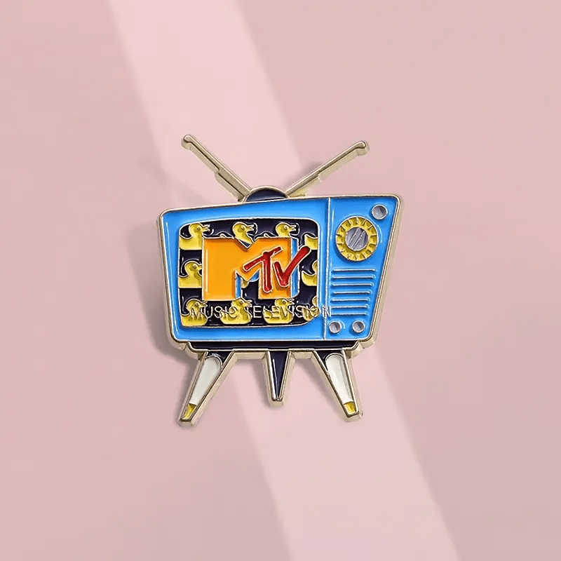 MTV Music Television Pin - Glitz & Gleam - Brooches - Coastal Charm Creators