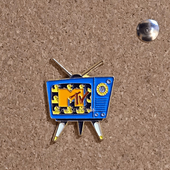 MTV Music Television Pin - Glitz & Gleam - Brooches - Coastal Charm Creators