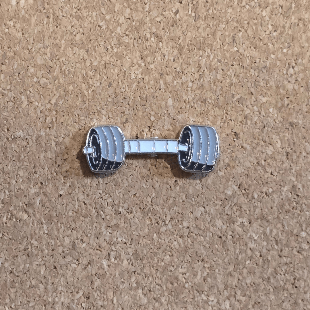 Ninju Barbell Pin - Glitz & Gleam - Brooches - Coastal Charm Creators