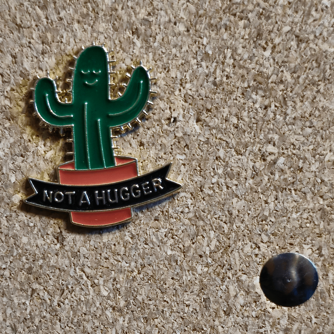 No Huggy the Cacti Pin - Glitz & Gleam - Brooches - Coastal Charm Creators