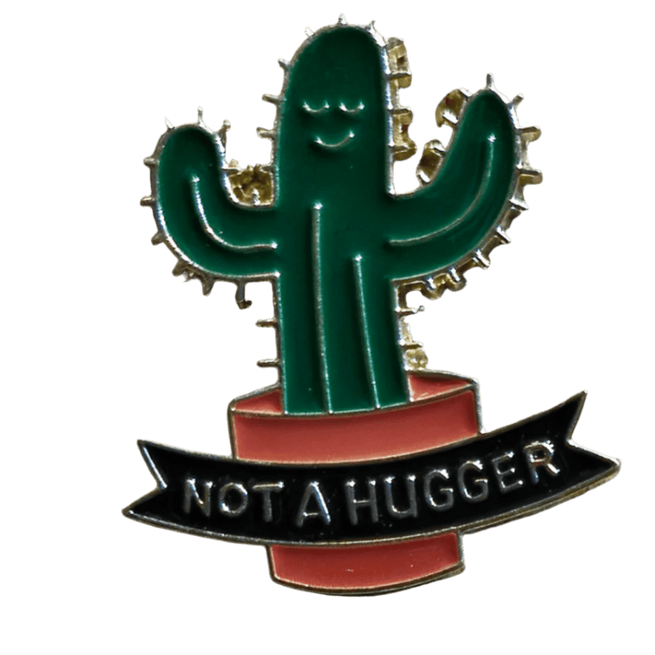 No Huggy the Cacti Pin - Glitz & Gleam - Brooches - Coastal Charm Creators