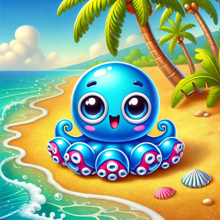 Octo - Cutie - Coastal Charms - Charm - Coastal Charm Creators