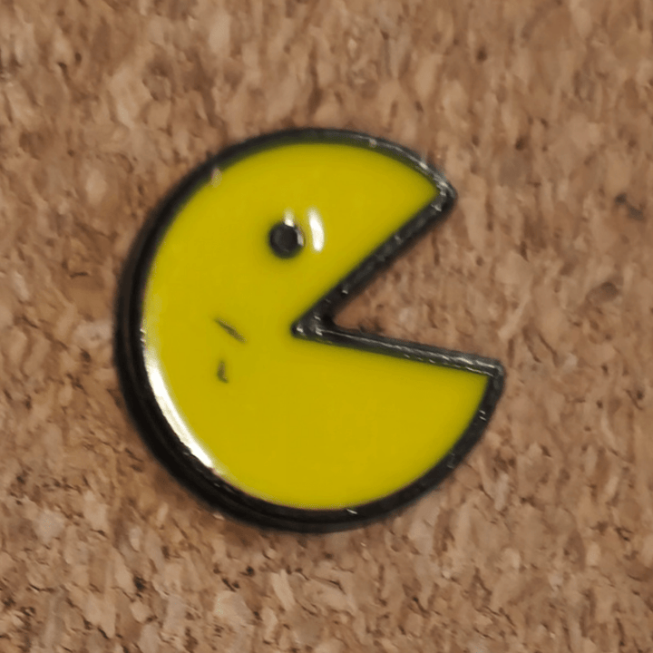 Pac - Man Pin - Glitz & Gleam - Brooches - Coastal Charm Creators