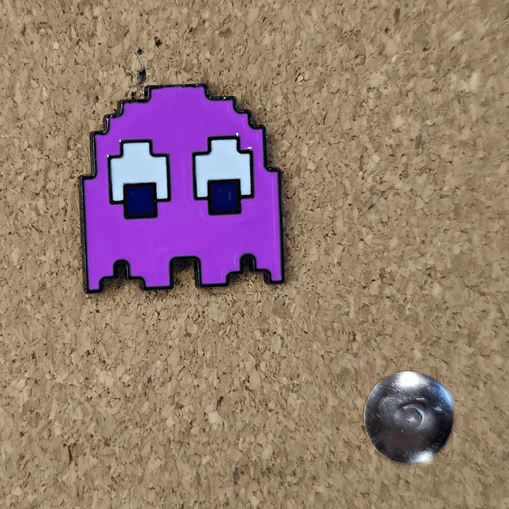 Pinky Pac - Man Pin - Glitz & Gleam - Brooches - Coastal Charm Creators