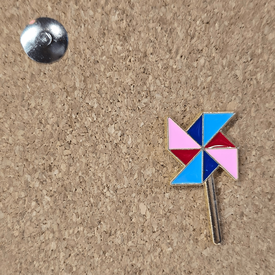 Pinny the Pinwheel Pin - Glitz & Gleam - Brooches - Coastal Charm Creators