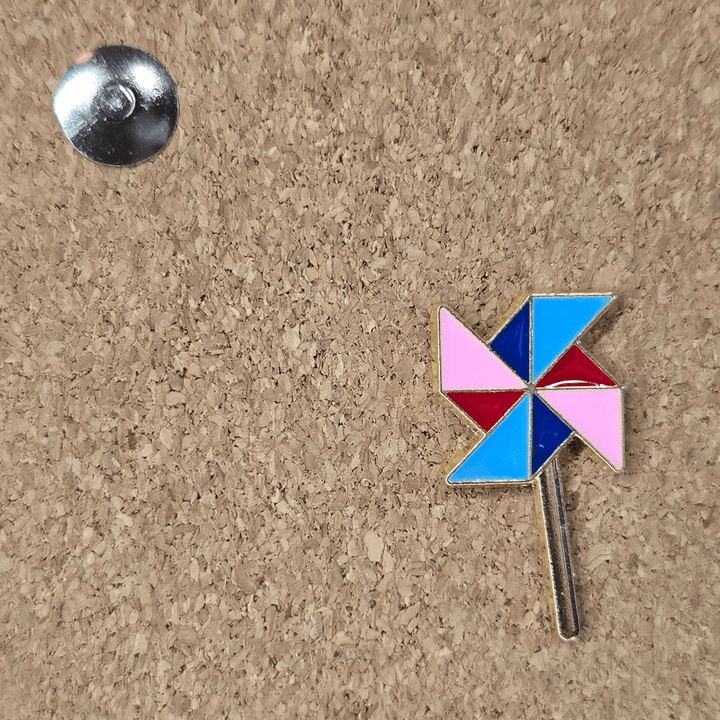 Pinny the Pinwheel Pin - Glitz & Gleam - Brooches - Coastal Charm Creators