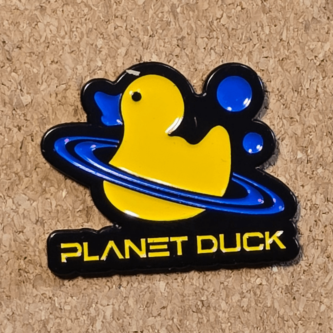 Planet Duck Pin - Glitz & Gleam - Brooches - Coastal Charm Creators