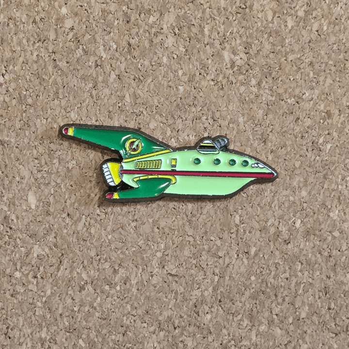 Planet Express Ship Pin - Glitz & Gleam - Brooches - Coastal Charm Creators