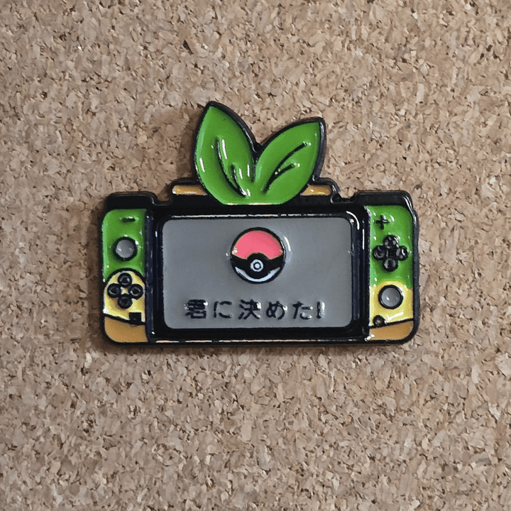 Pokémon Grookey Inspired Pin - Glitz & Gleam - Brooches - Coastal Charm Creators