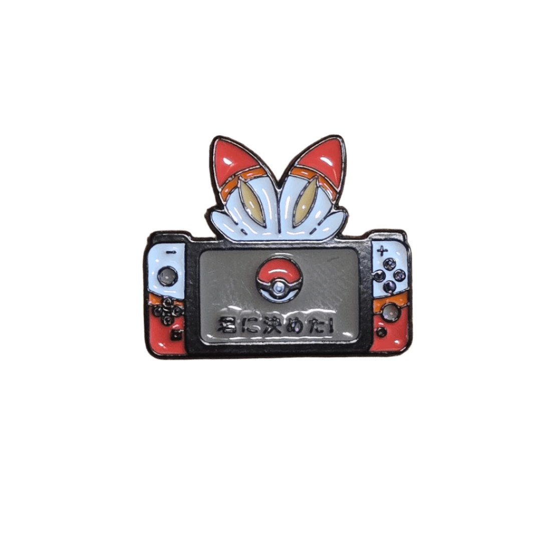 Pokémon Scorbunny Inspired Pin - Glitz & Gleam - Brooches - Coastal Charm Creators