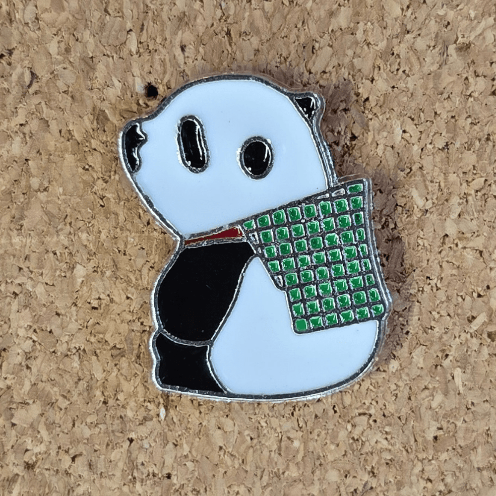 Pondering Panda Pin - Glitz & Gleam - Brooches - Coastal Charm Creators