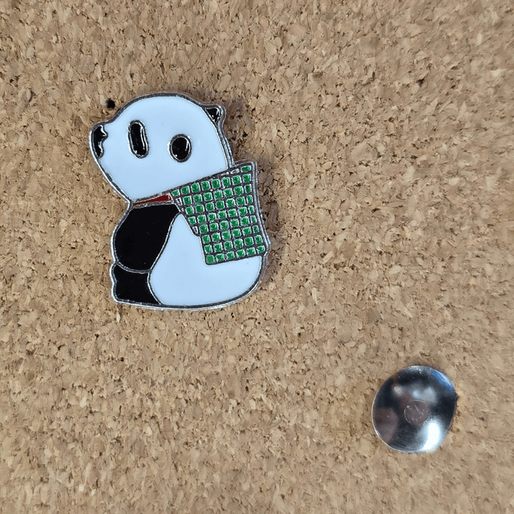 Pondering Panda Pin - Glitz & Gleam - Brooches - Coastal Charm Creators