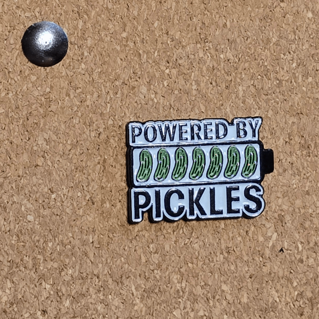 Powered by Pickles Pin - Glitz & Gleam - Brooches - Coastal Charm Creators