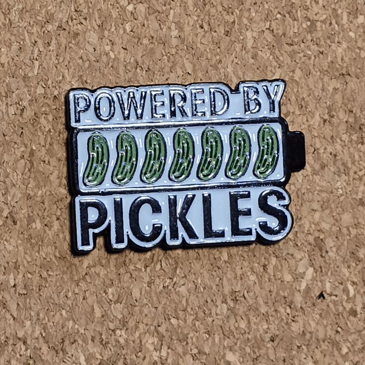 Powered by Pickles Pin - Glitz & Gleam - Brooches - Coastal Charm Creators