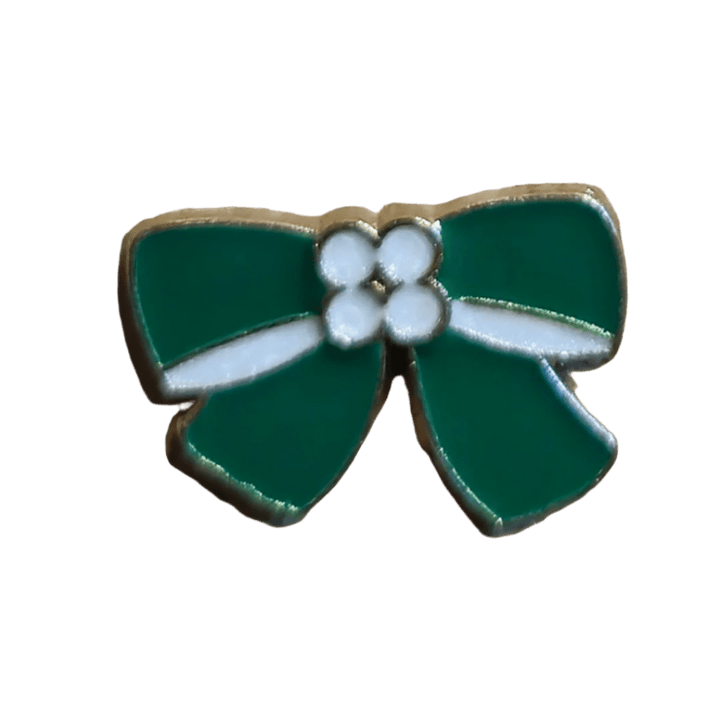 Prima Verde Ribbon Pin - Glitz & Gleam - Brooches - Coastal Charm Creators