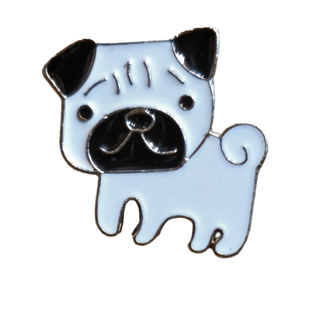 Puggy the Pug Pin - Glitz & Gleam - Brooches - Coastal Charm Creators