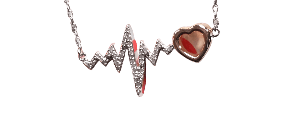 Pulse of Love Necklace - Diamond Dew - Necklace - Coastal Charm Creators