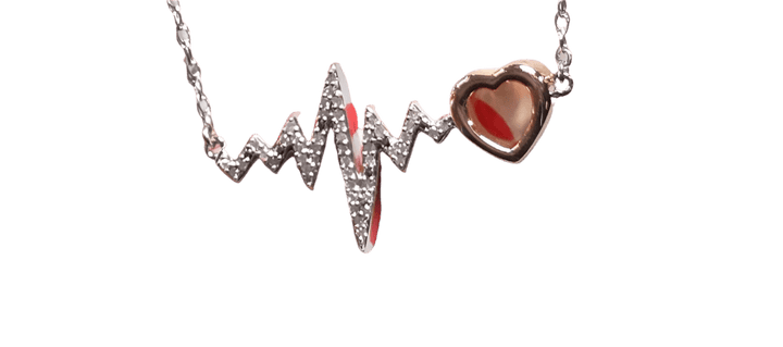 Pulse of Love Necklace - Diamond Dew - Necklace - Coastal Charm Creators