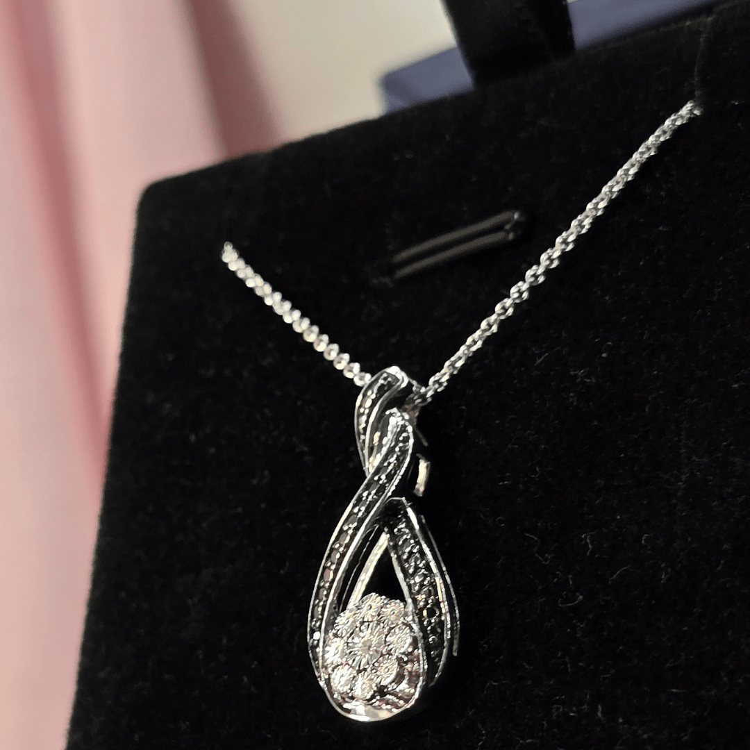 Radiance of Infinity Pendant Necklace - Diamond Dew - Necklace - Coastal Charm Creators