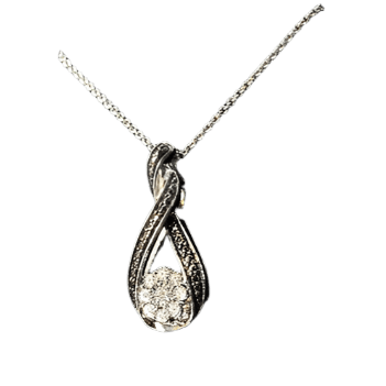 Radiance of Infinity Pendant Necklace - Diamond Dew - Necklace - Coastal Charm Creators