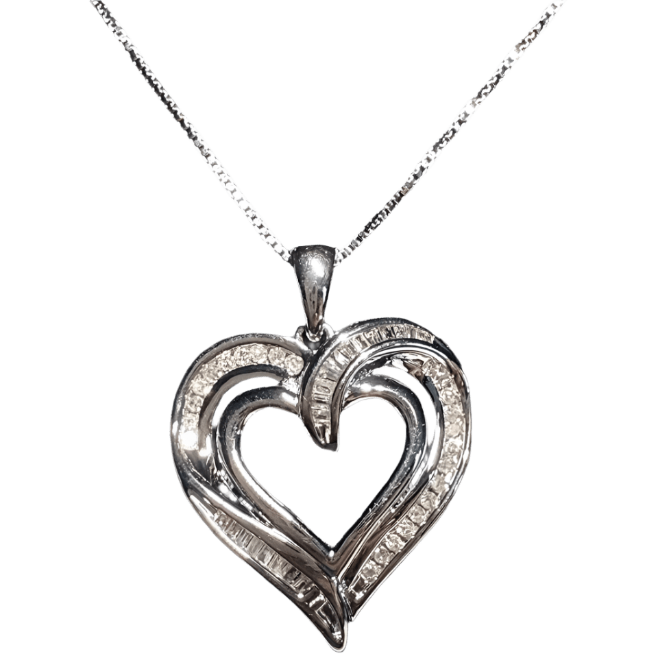 Radiant Heart Charm - Diamond Dew - Necklace - Coastal Charm Creators