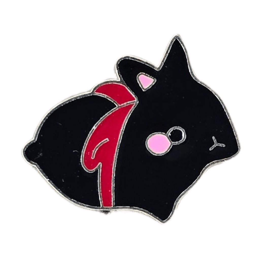 Red Belt Bunny Pin - Glitz & Gleam - Brooches - Coastal Charm Creators