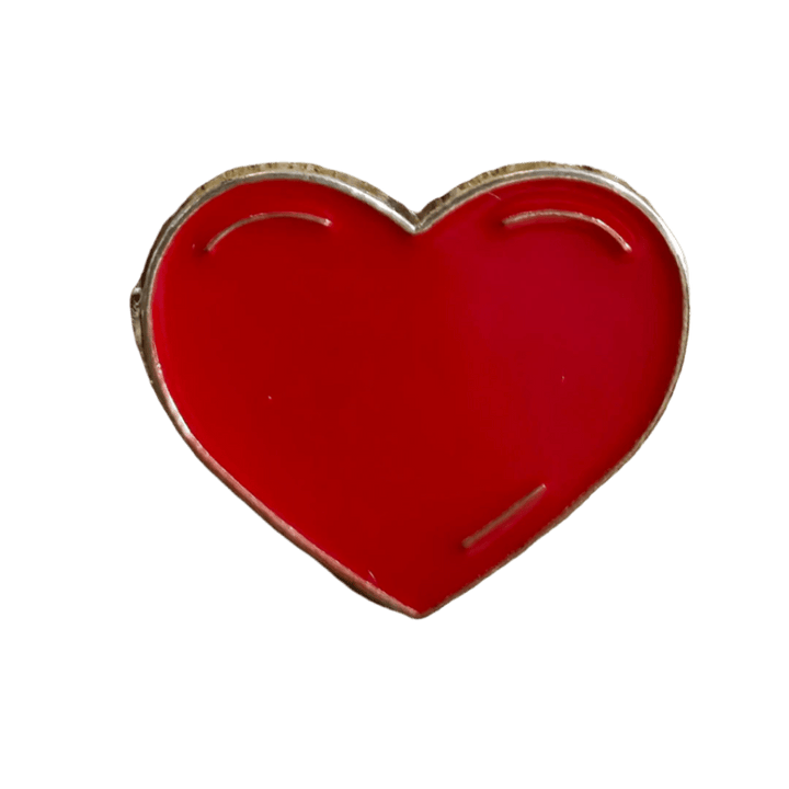 Red Heart Pin - Glitz & Gleam - Brooches - Coastal Charm Creators