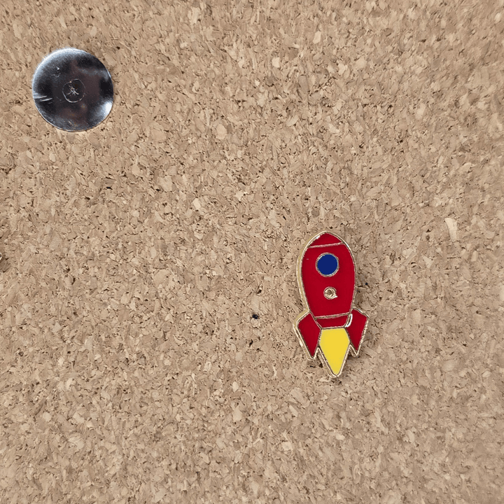 Red Rocket Pin - Glitz & Gleam - Brooches - Coastal Charm Creators