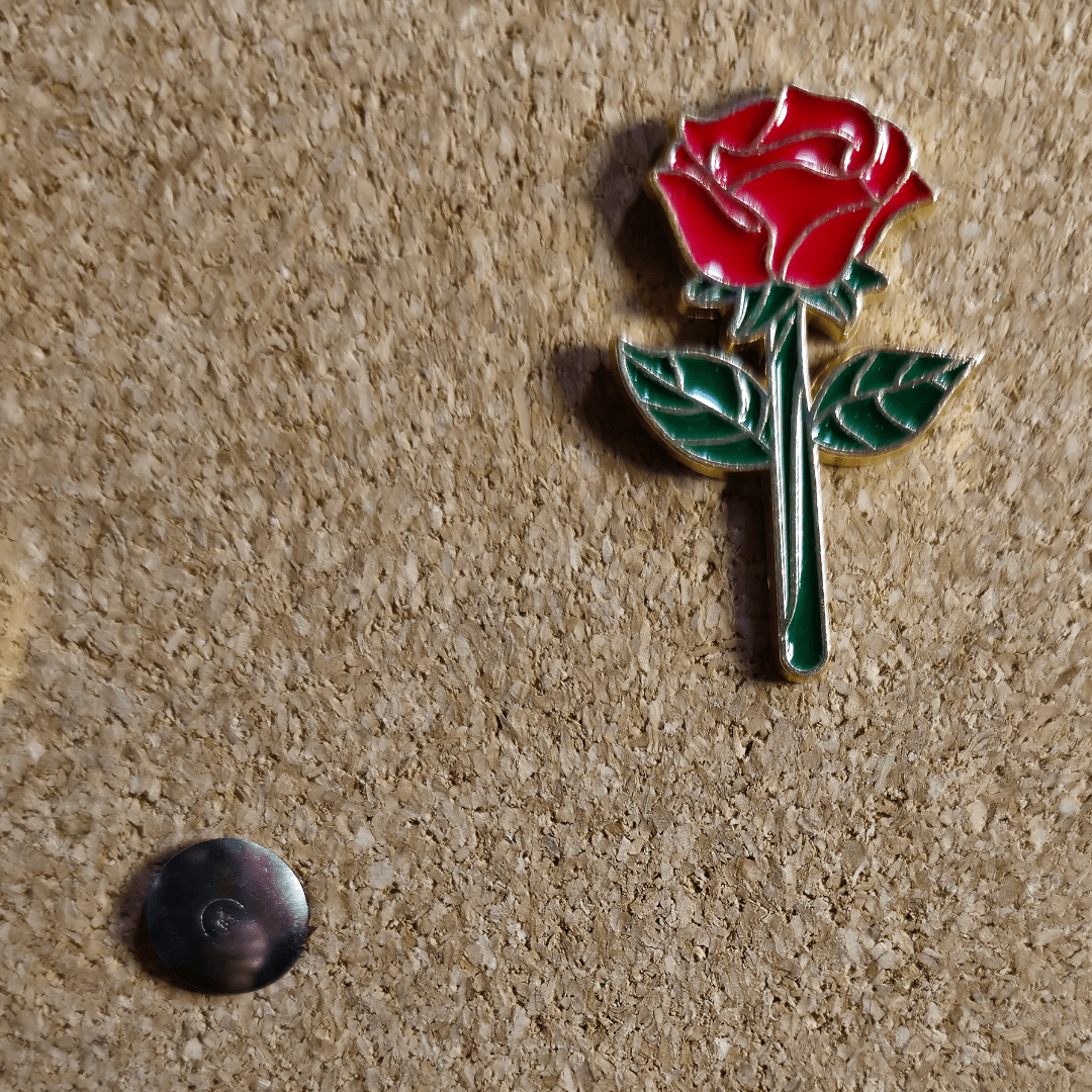 Red Rose Pin - Glitz & Gleam - Brooches - Coastal Charm Creators