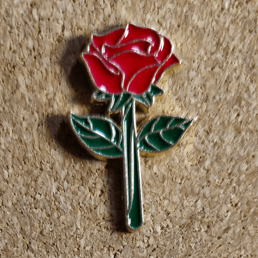 Red Rose Pin - Glitz & Gleam - Brooches - Coastal Charm Creators