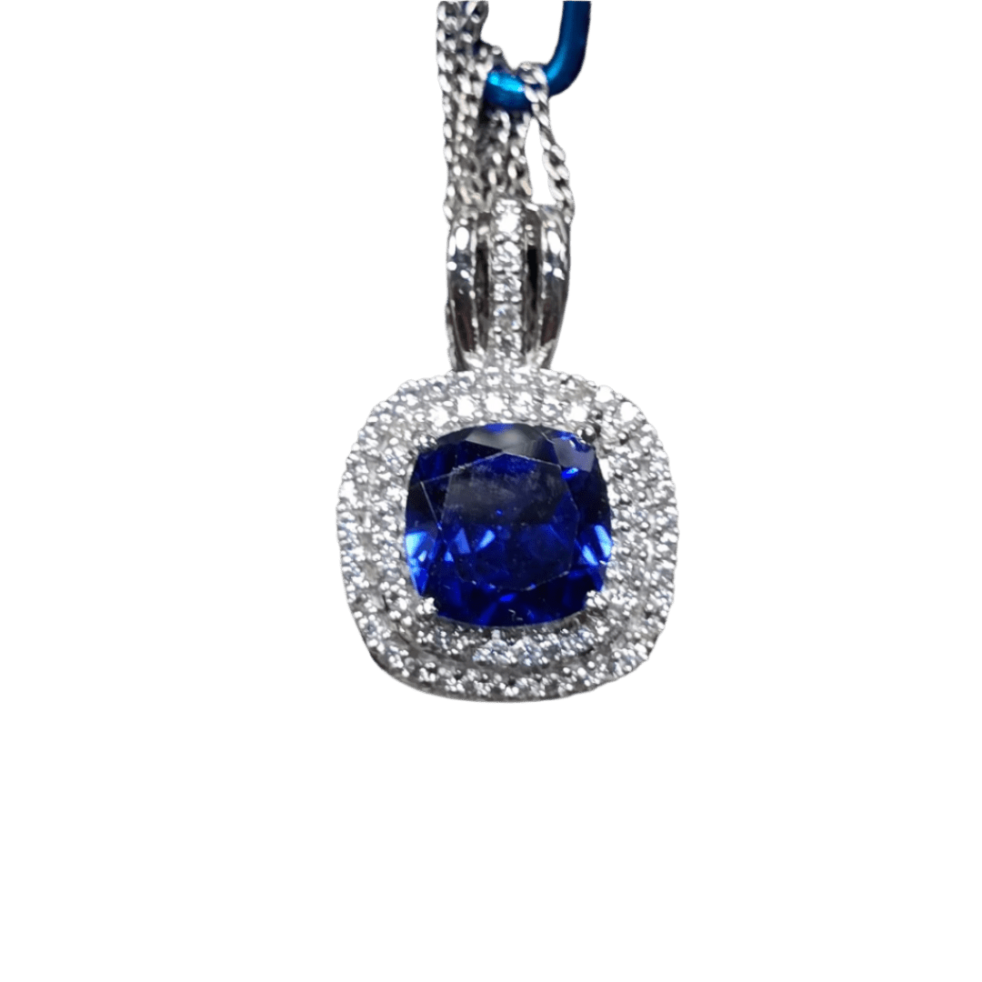 Regal Elegance Pendant Necklace - Crown & Opal - Necklace - Coastal Charm Creators