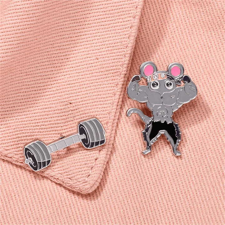 Ripped Demon Slayer Mouse Pin - Glitz & Gleam - Brooches - Coastal Charm Creators