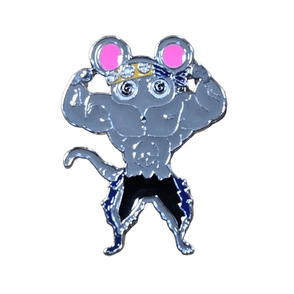 Ripped Demon Slayer Mouse Pin - Glitz & Gleam - Brooches - Coastal Charm Creators