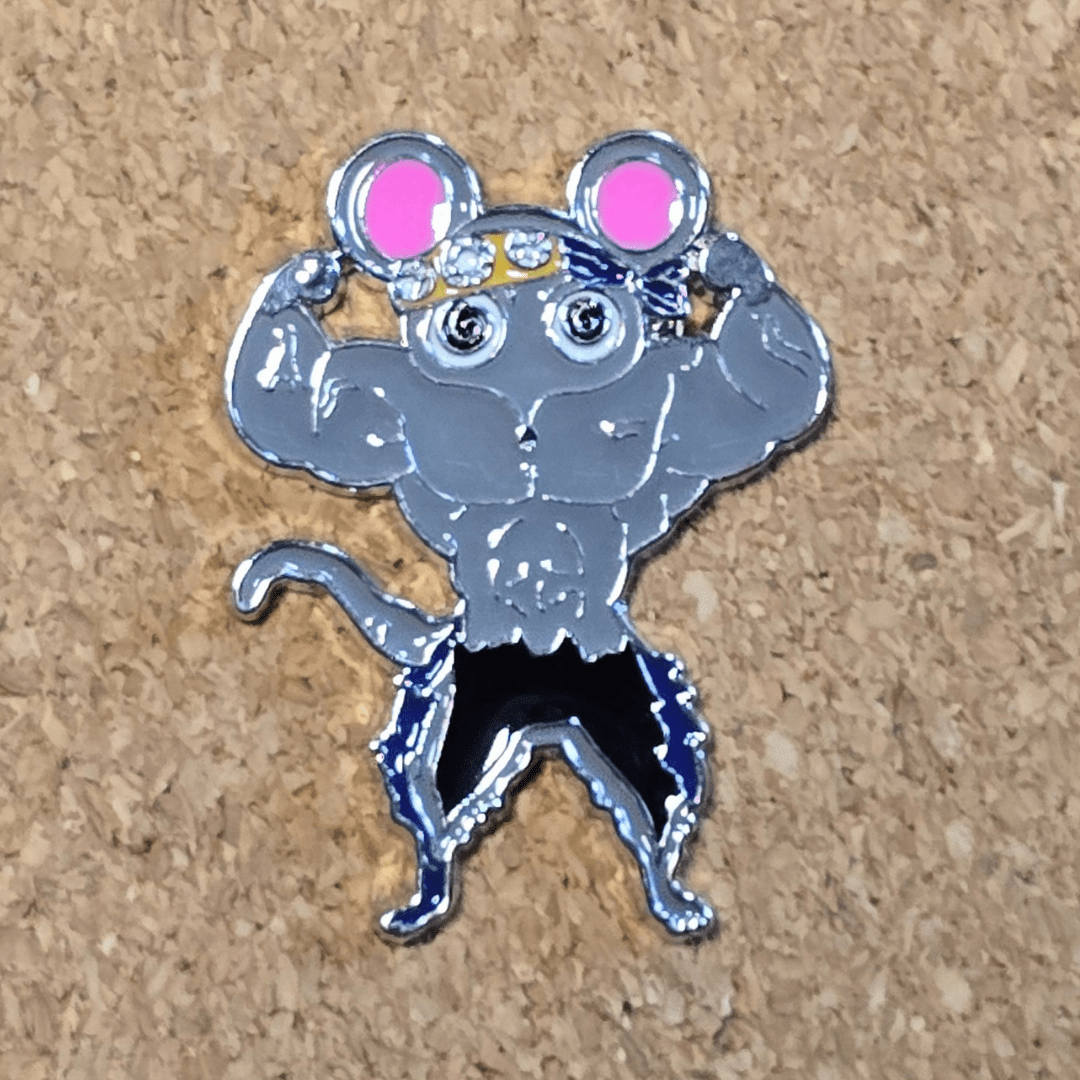 Ripped Demon Slayer Mouse Pin - Glitz & Gleam - Brooches - Coastal Charm Creators