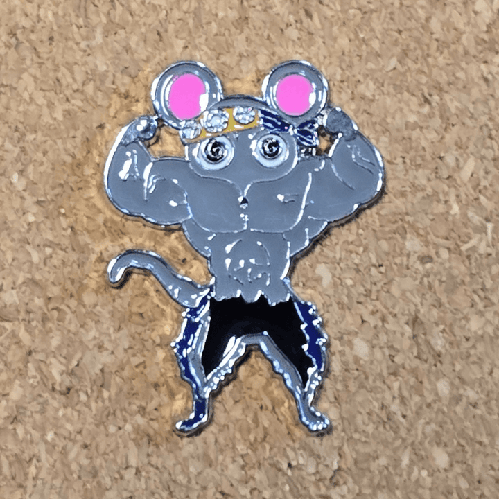 Ripped Demon Slayer Mouse Pin - Glitz & Gleam - Brooches - Coastal Charm Creators