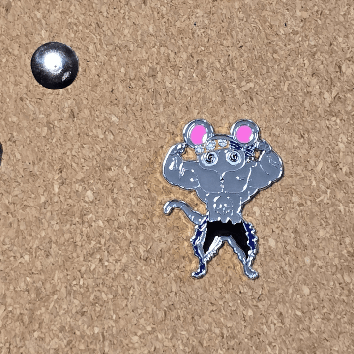 Ripped Demon Slayer Mouse Pin - Glitz & Gleam - Brooches - Coastal Charm Creators