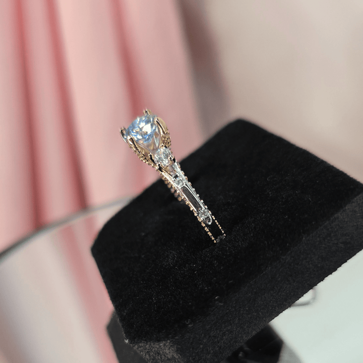 Royal Radiance Engagement Ring - Diamond Dew - Ring - Coastal Charm Creators