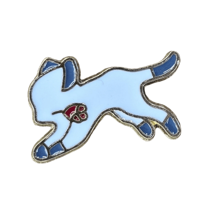 Running Rose Cat Pin - Glitz & Gleam - Brooches - Coastal Charm Creators