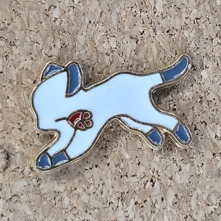 Running Rose Cat Pin - Glitz & Gleam - Brooches - Coastal Charm Creators