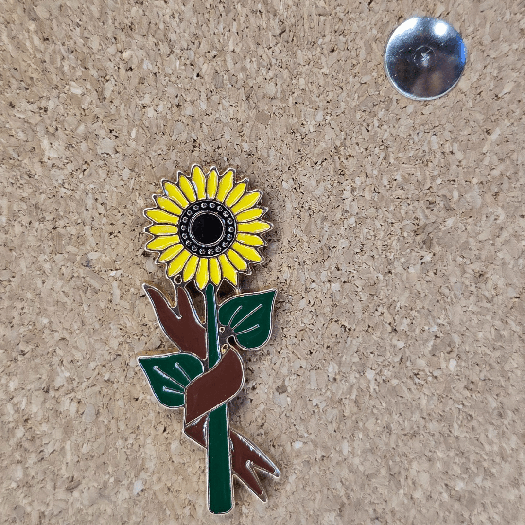 Sashy Sunflower Pin - Glitz & Gleam - Brooches - Coastal Charm Creators