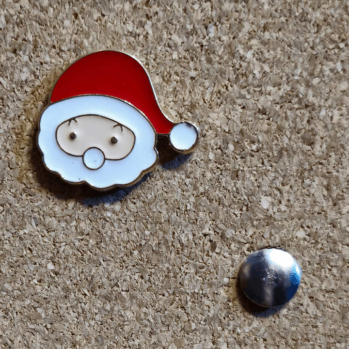 Shocked Santa Pin - Glitz & Gleam - Brooches - Coastal Charm Creators