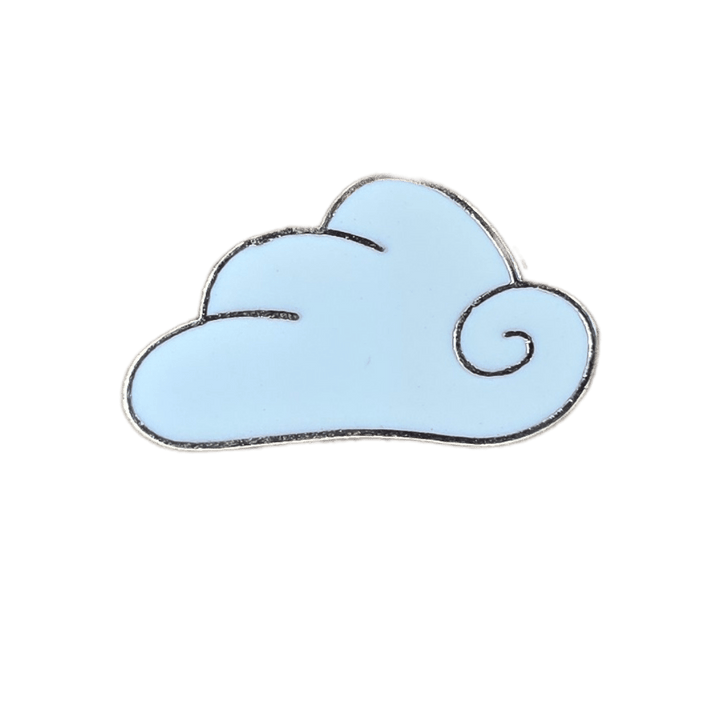 Simple Cloud Pin - Glitz & Gleam - Brooches - Coastal Charm Creators