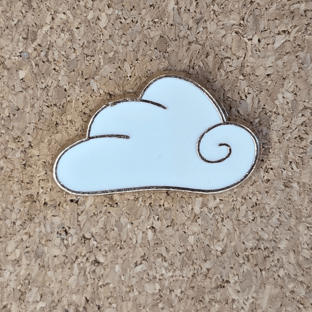 Simple Cloud Pin - Glitz & Gleam - Brooches - Coastal Charm Creators