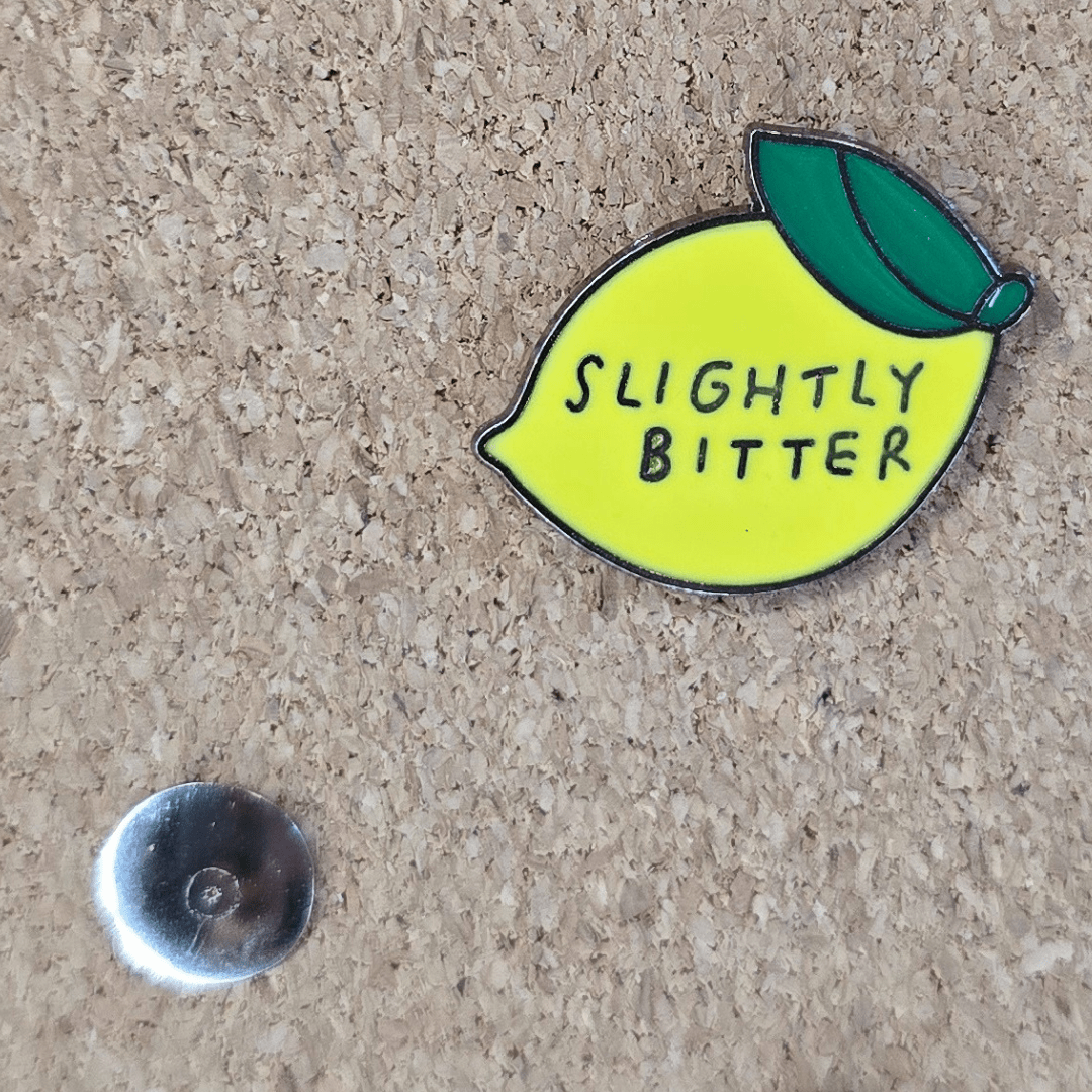 Slightly Bitter Lemon Pin - Glitz & Gleam - Brooches - Coastal Charm Creators