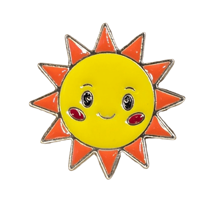 Smilin' Sun Pin - Glitz & Gleam - Brooches - Coastal Charm Creators