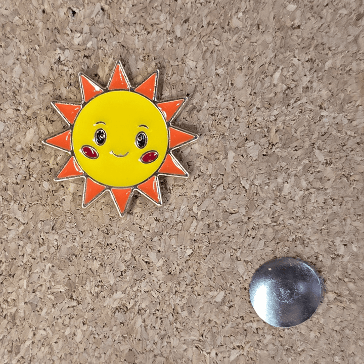 Smilin' Sun Pin - Glitz & Gleam - Brooches - Coastal Charm Creators