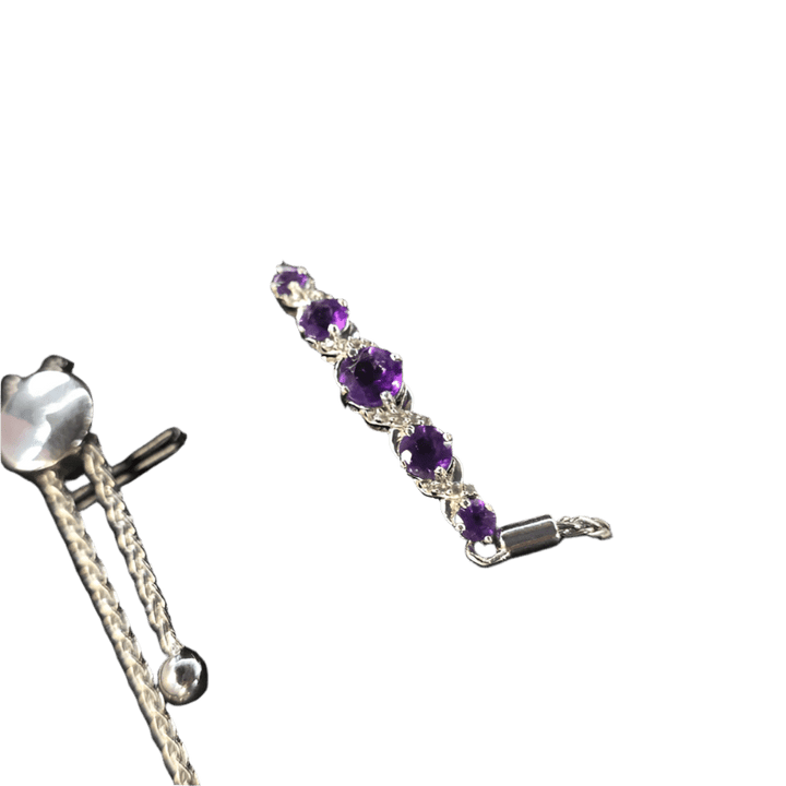 Sonic Signature Amethyst Bolo Bracelet - Crown & Opal - Bracelet - Coastal Charm Creators